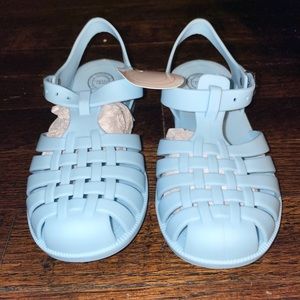Matte Jelly Sandals L.Blue sz 3Y NWT